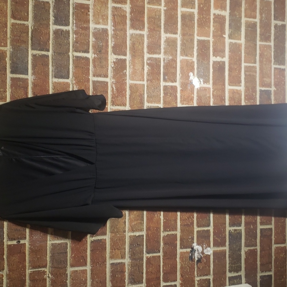 Maxi black dress.